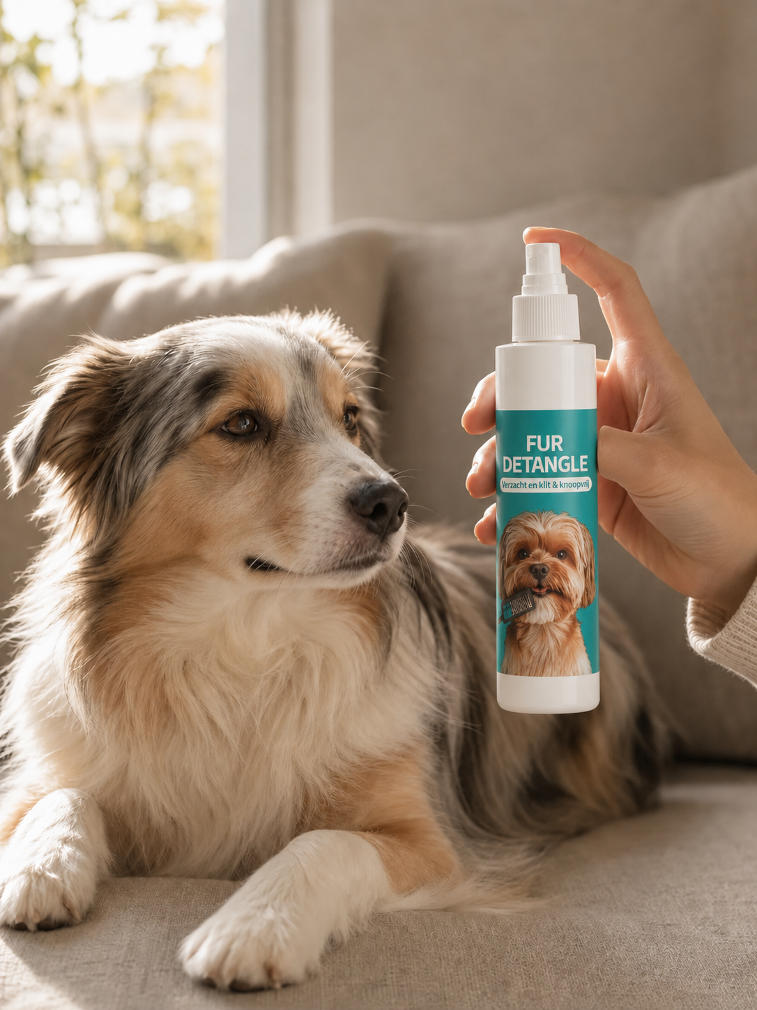 Pak de Mist erbij met Woofl Anti-klit Spray