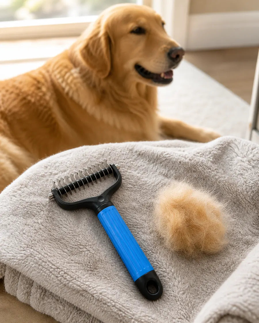 Haal het losse haar weg met Woofl Comb